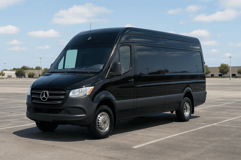 Orange Sprinter van rental